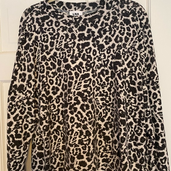 LNA Tops - Super soft print long sleeve shirt